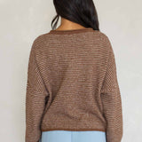 Pin-Striped Piper Cardigan