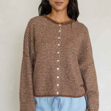 Pin-Striped Piper Cardigan