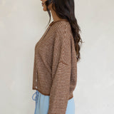 Pin-Striped Piper Cardigan