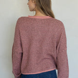 Pin-Striped Piper Cardigan
