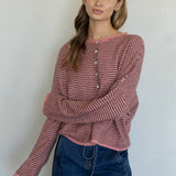 Pin-Striped Piper Cardigan