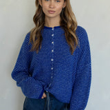 Pin-Striped Piper Cardigan