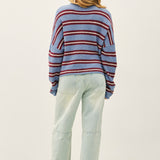 Varsity Striped Piper Cardigan