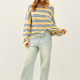 Varsity Striped Piper Cardigan