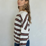 Varsity Striped Piper Cardigan