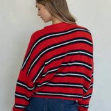 Varsity Striped Piper Cardigan
