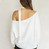 Off-The-Shoulder Piper Pullover