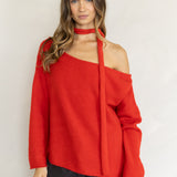Off-The-Shoulder Piper Pullover