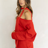 Off-The-Shoulder Piper Pullover