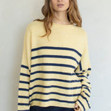 Quarter Striped Piper Pullover