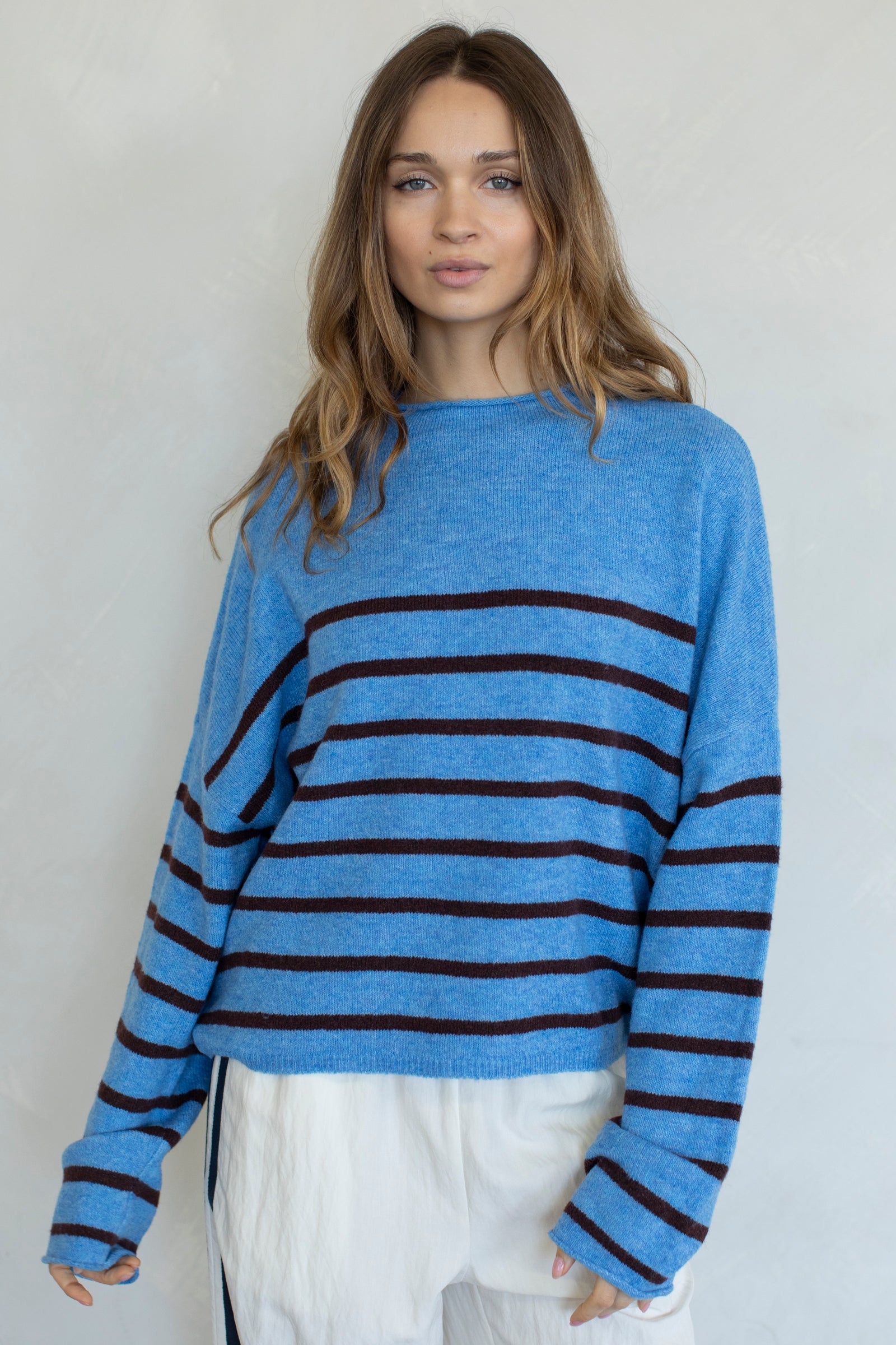Quarter Striped Piper Pullover