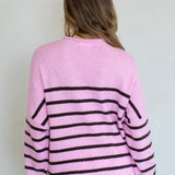 Quarter Striped Piper Pullover