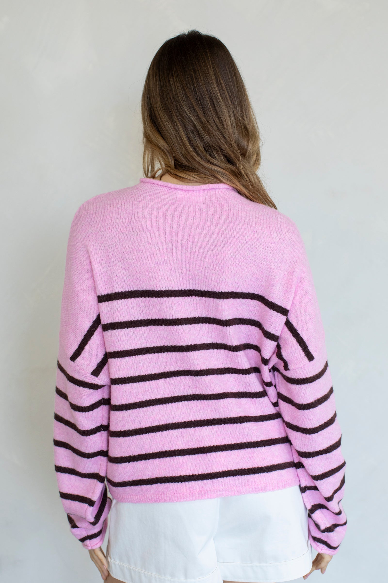 Quarter Striped Piper Pullover