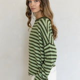 Striped Piper Pullover