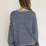 Oversized Striped Piper Henley