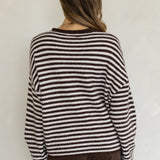 Oversized Striped Piper Henley