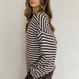 Oversized Striped Piper Henley