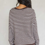 Oversized Striped Piper Henley