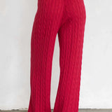 Nadia Cable Knit Pants