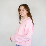 Baby Pink Piper Cardigan