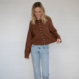Brown Piper Cardigan