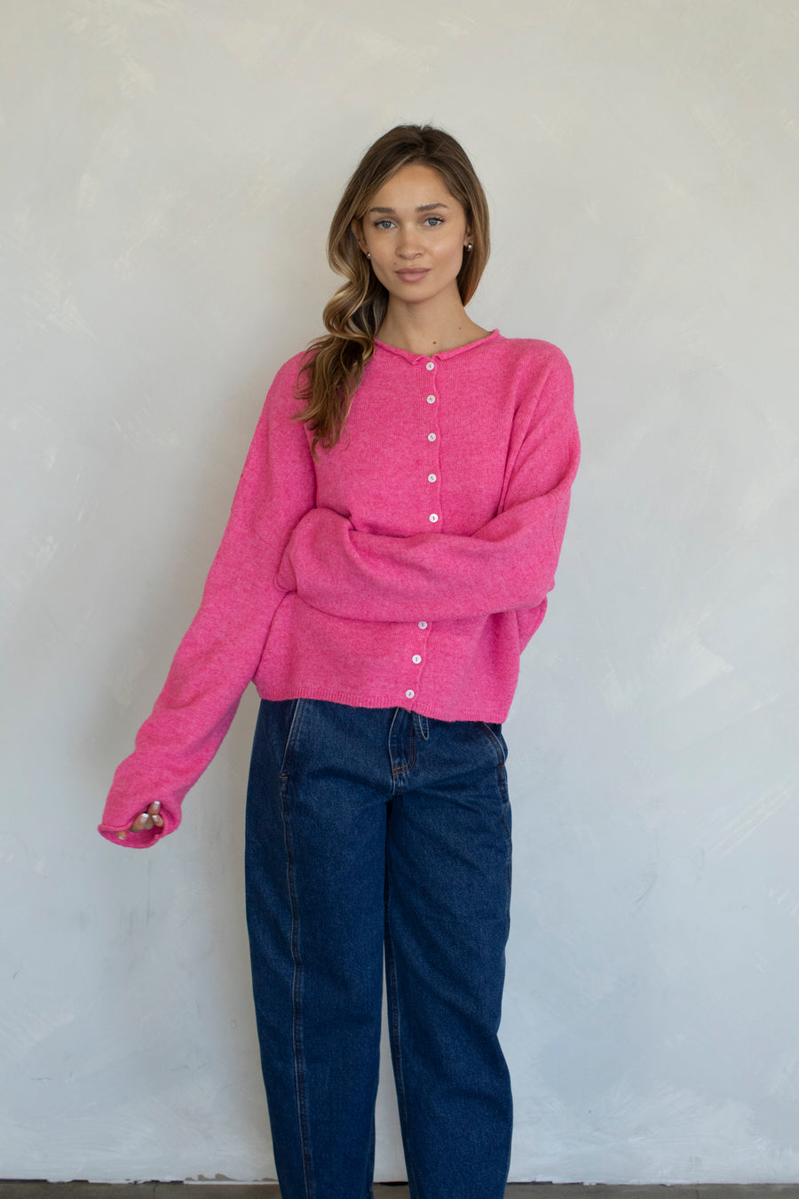 Bubblegum Piper Cardigan