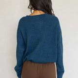 Deep Sea Blue Piper Cardigan