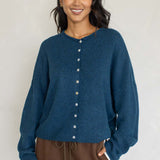 Deep Sea Blue Piper Cardigan
