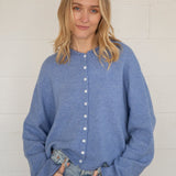 Dusty Blue Piper Cardigan