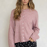 Dusty Mauve Piper Cardigan