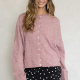 Dusty Mauve Piper Cardigan