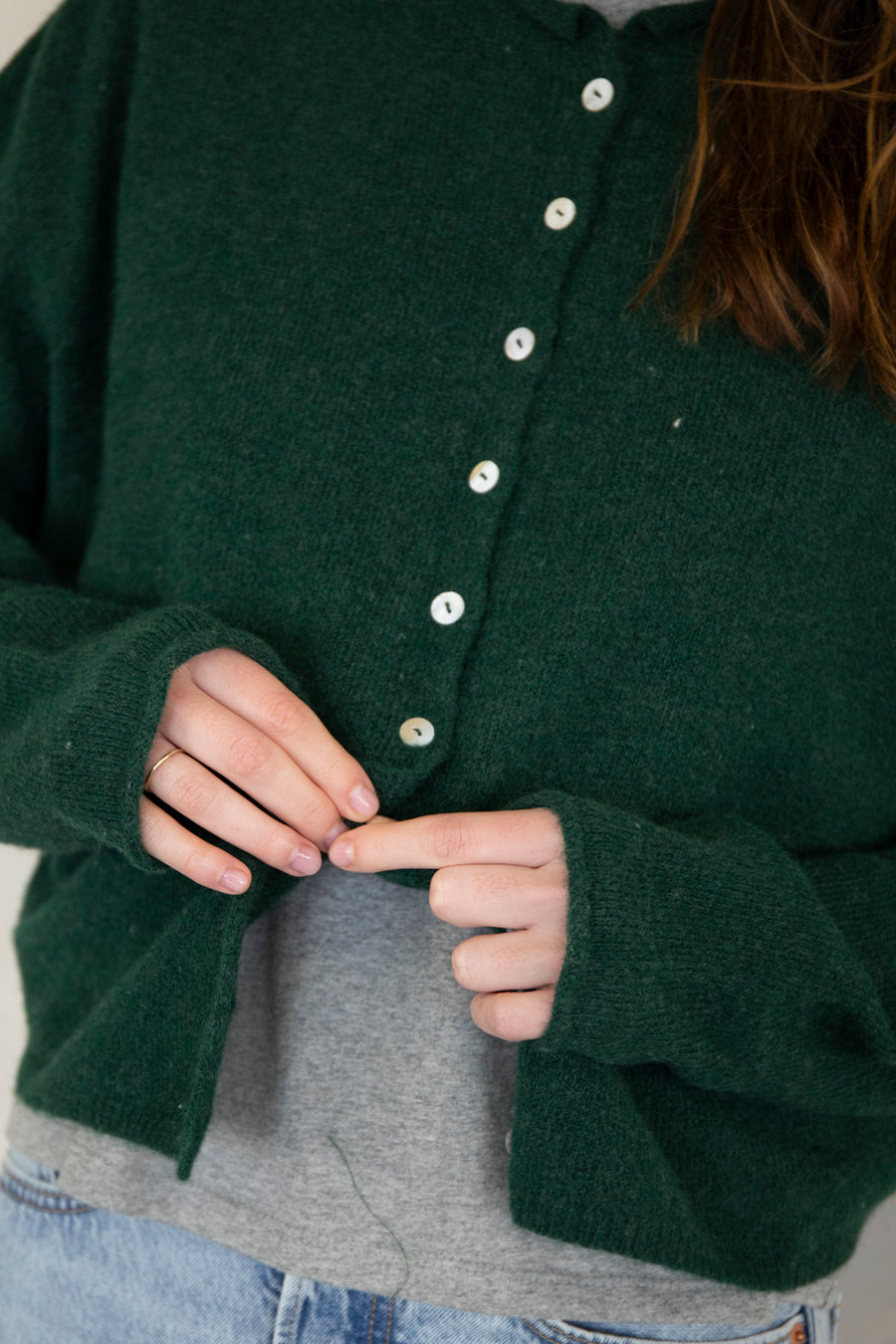 Piper Cardigan - Forest Green