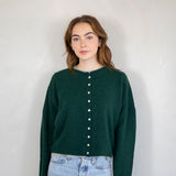 Forest Green Piper Cardigan