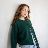 Forest Green Piper Cardigan