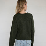 Hunter Green Piper Cardigan