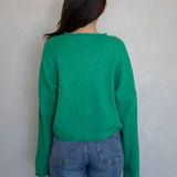 Kelly Green Piper Cardigan