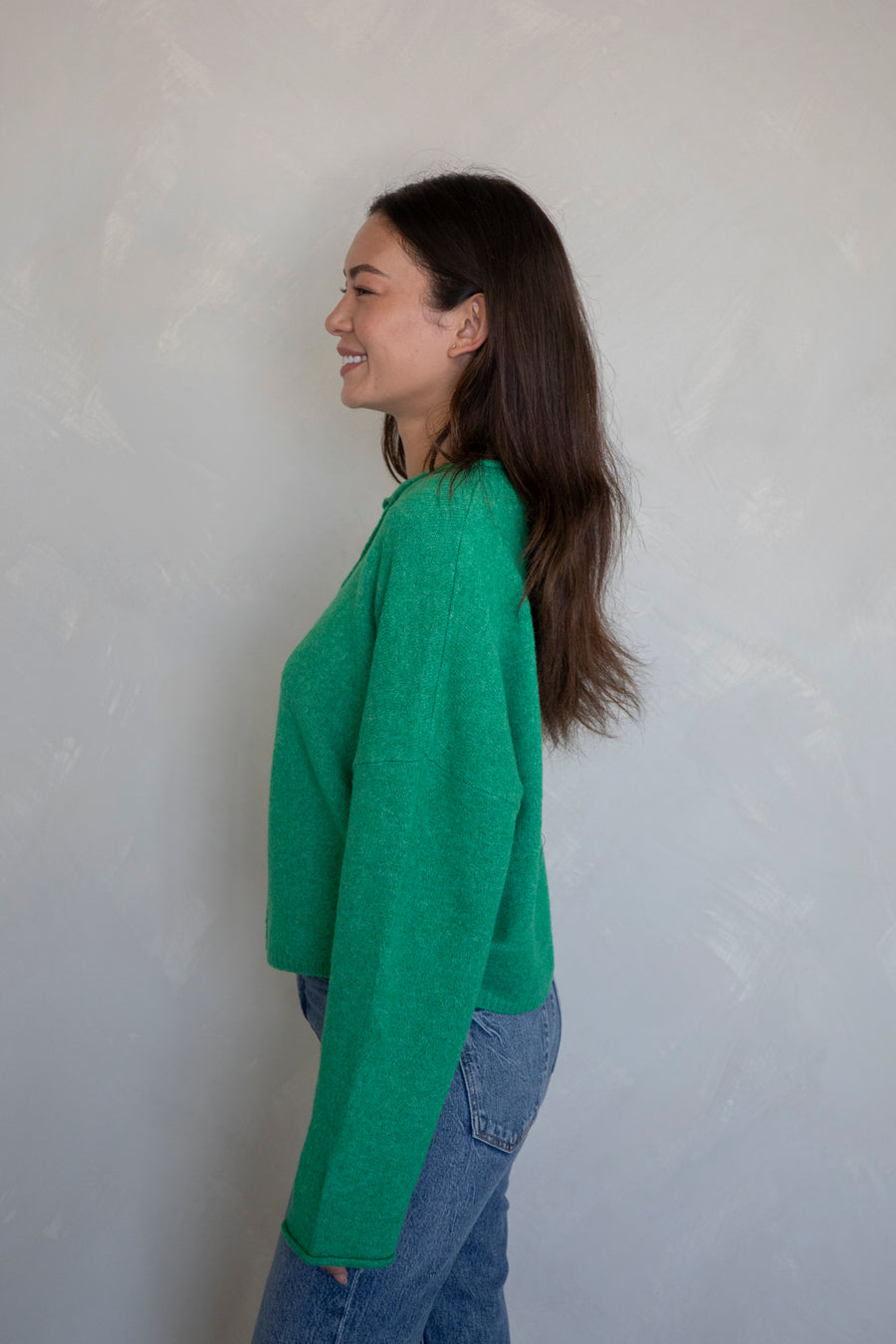 Kelly Green Piper Cardigan