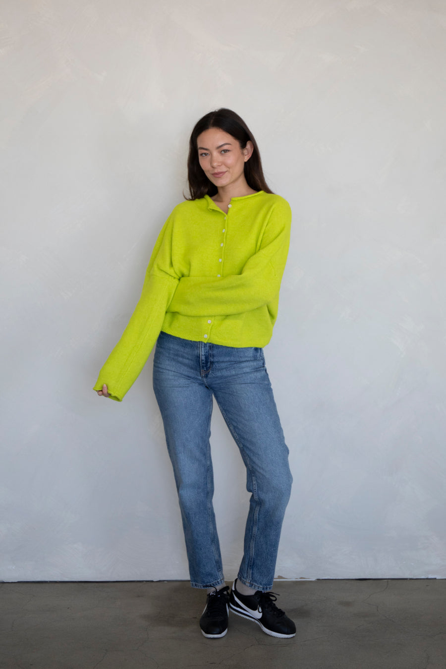 Brat Green Piper Cardigan