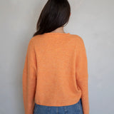 Orange Piper Cardigan