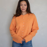 Orange Piper Cardigan