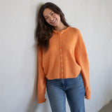 Orange Piper Cardigan