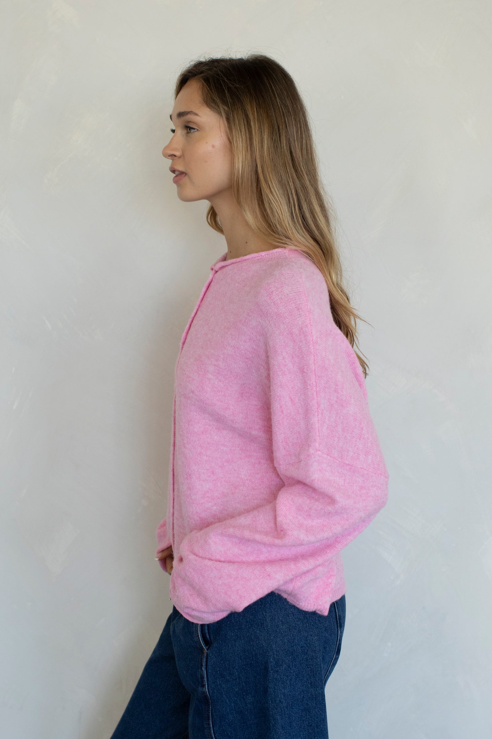 Pale Pink Piper Cardigan