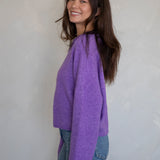 Purple Piper Cardigan