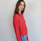 Red Piper Cardigan