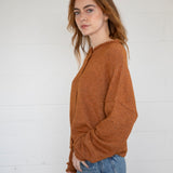 Rust Piper Cardigan
