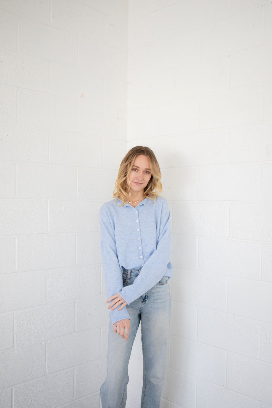 Sky Blue Piper Cardigan