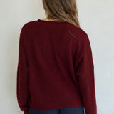 Wine Piper Cardigan