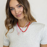 Mantle Jewellery Puffy Heart Cord Necklace