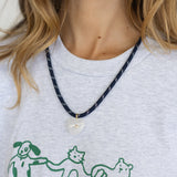 Mantle Jewellery Puffy Heart Cord Necklace