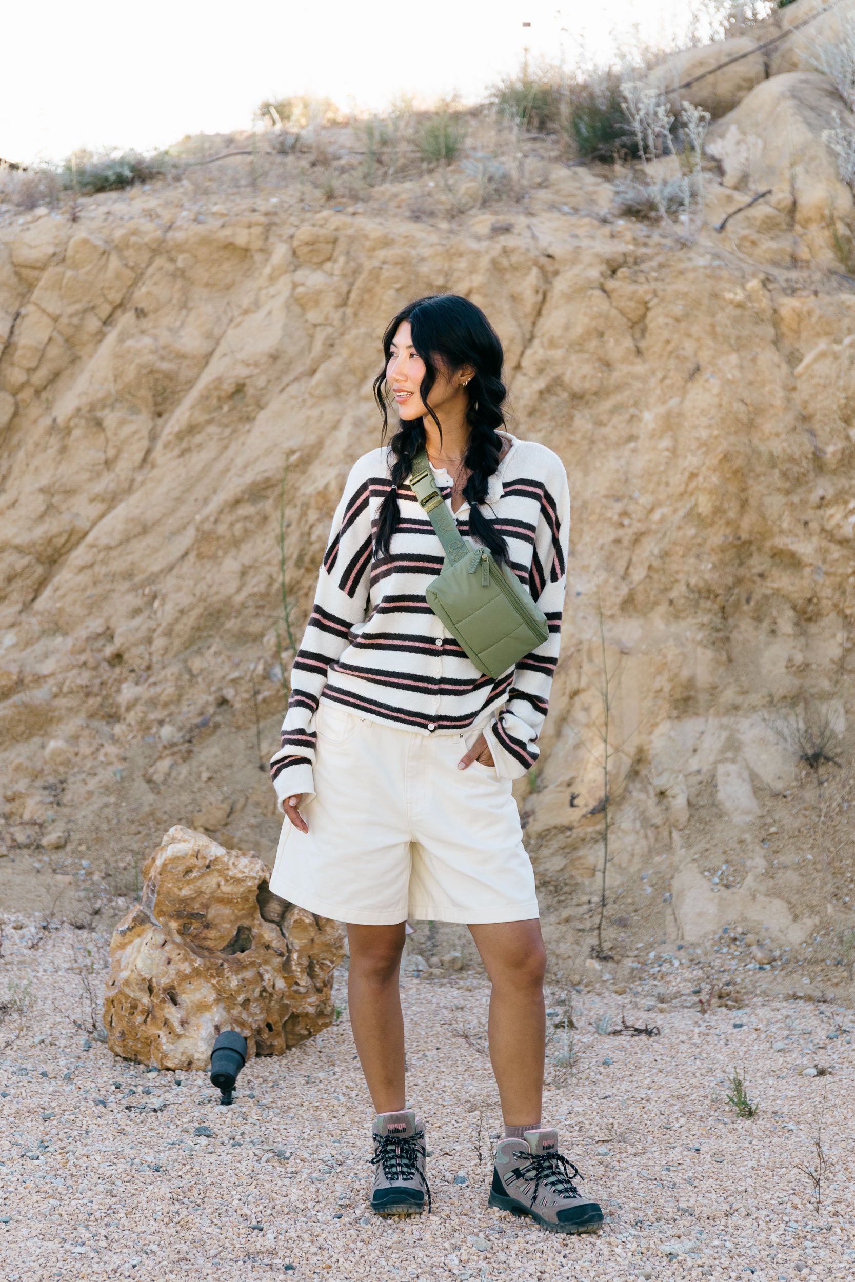 Varsity Striped Piper Cardigan